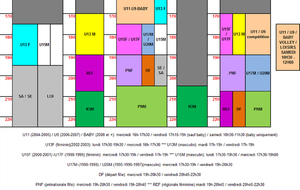 Les créneaux en ligne !!!