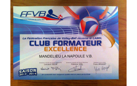 MLNVB: club formateur EXCELLENCE !!!