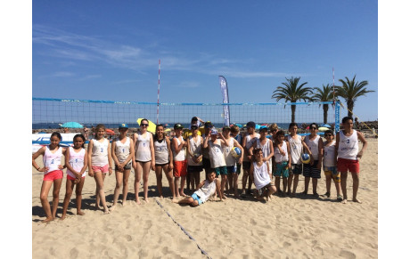 Beach volley à Mandelieu